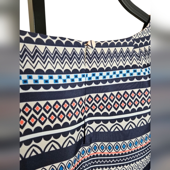 J. Crew Printed Three-Quarter Sleeve Gallery Dress - Size 00 - Picture 4 of 4